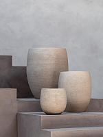 Кашпо Terreno tall balloon sand D74 H92 см