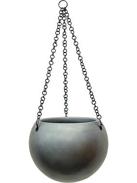 Кашпо подвесное Baq gradient hanging globe matt grey