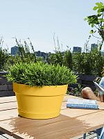 Кашпо Loft urban bowl ochre D35 H20 см