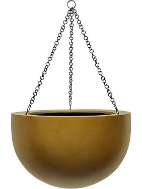 Кашпо подвесное Baq gradient hanging bowl matt honey