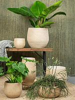 Кашпо Ryan pot shiny sand D15 H13 см