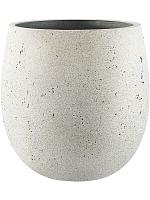 Кашпо Grigio balloon antique white D30 H30 см
