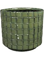 Кашпо Stian pot moss green D25 H22 см