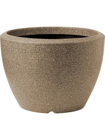 Кашпо Capi arc granite planter ball warm taupe