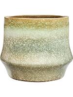 Кашпо Tidal pot dark aqua D36 H29 см