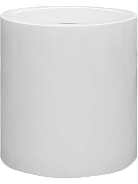 Кашпо Fiberstone jumbo max middle high m glossy white Кашпо Fiberstone jumbo max middle high m glossy white