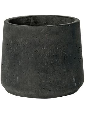 Кашпо Rough patt m black washed Кашпо Rough patt m black washed