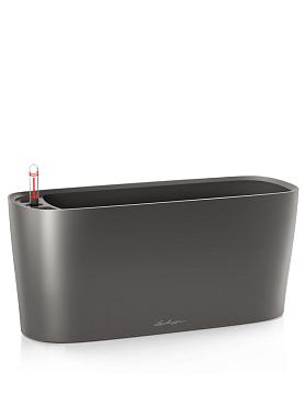 Кашпо Lechuza Delta 20 (антрацитовый металлик)