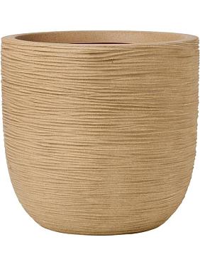 Кашпо Capi nature rib nl planter ball beige Кашпо Capi nature rib nl planter ball beige
