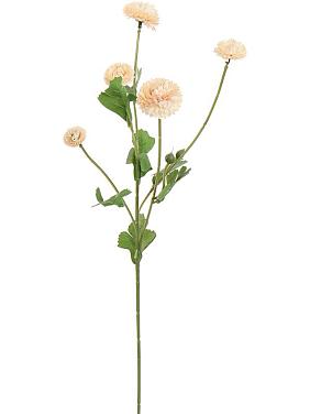 Хризантема Помпонная ванильная искусственная