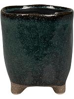 Кашпо Kaat pot petrol D8 H8 см