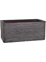 Кашпо Capi nature rib nl planter rectangle anthracite L73 W39 H32 см Кашпо Capi nature rib nl planter rectangle anthracite L73 W39 H32 см