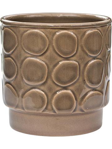 Кашпо Eno pebble pot grey