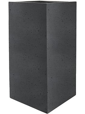 Кашпо Grigio high cube anthracite