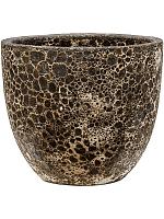 Кашпо Baq lava couple relic black D36 H34 см