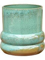 Кашпо Adagio pot reactive green D25 H26 см