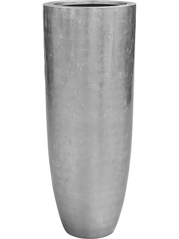 Кашпо Baq metallic silver leaf partner glossy silver (с техническим горшком) Кашпо Baq metallic silver leaf partner glossy silver (с техническим горшком)