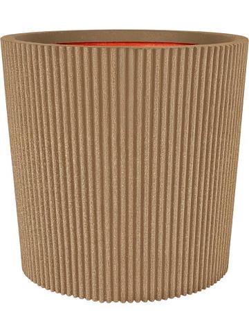 Кашпо Capi nature groove nl vase conical beige Кашпо Capi nature groove nl vase conical beige
