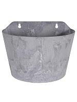 Кашпо настенное Artstone claire wall hanger grey L24 W16 H18 см Кашпо настенное Artstone claire wall hanger grey L24 W16 H18 см