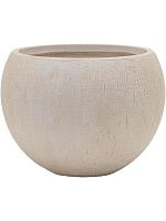 Кашпо Baq raindrop globe beige D42 H30 см