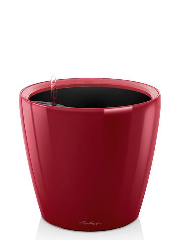Кашпо Lechuza Classico LS 28 красный лакированный