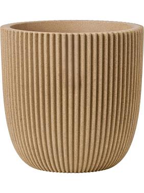 Кашпо Capi nature groove nl planter ball beige Кашпо Capi nature groove nl planter ball beige