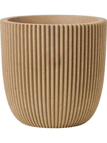 Кашпо Capi nature groove nl planter ball beige Кашпо Capi nature groove nl planter ball beige
