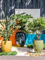 Кашпо Laos emperor ocean blue D54 H67 см