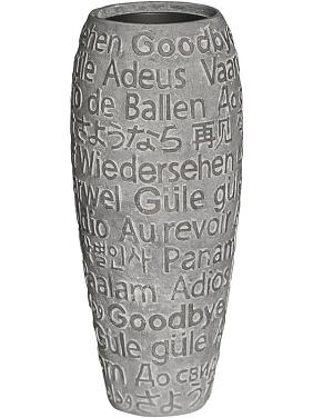 Кашпо Baq polystone coated depart emperor raw grey (с техническим горшком) Кашпо Baq polystone coated depart emperor raw grey (с техническим горшком)