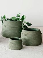 Кашпо Chive large orchidpot kaki D22 H15 см