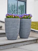 Кашпо Fiberstone ben xl grey D52 H72 см Кашпо Fiberstone ben xl grey D52 H72 см