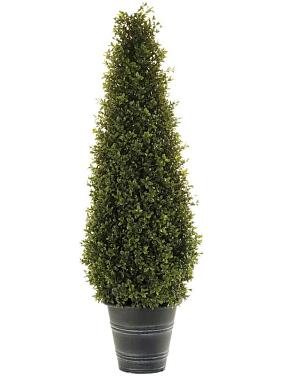 Самшит пирамида в горшке искусственный Самшит пирамида в горшке искусственный