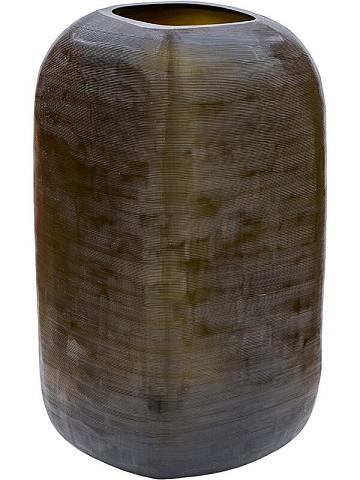 Ваза Vase lines cut olive Ваза Vase lines cut olive
