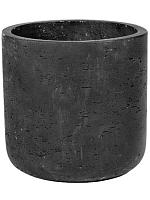 Кашпо Rough mini charlie xxxs black washed D8 H7 см