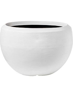 Кашпо Capi arc granite vase ball white Кашпо Capi arc granite vase ball white