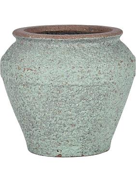 Кашпо Mediterranean eros s, rustic green