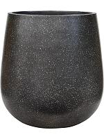 Кашпо Baq terrazzo balloon black D53 H56 см