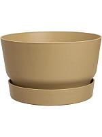 Кашпо Greenville bowl golden sand D33 H19 см