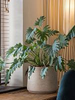 Кашпо Rough patt xxl grey washed D34 H28 см Кашпо Rough patt xxl grey washed D34 H28 см