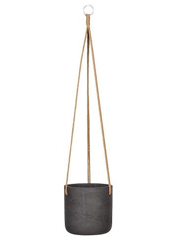 Кашпо подвесное Rough charlie (hanging) m black washed Кашпо подвесное Rough charlie (hanging) m black washed