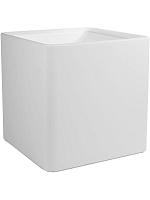 Кашпо Otium quadris white L60 W60 H60 см
