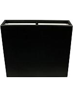 Кашпо Vepo betula rectangle anthracite L110 W40 H110 см