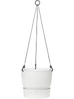 Кашпо подвесное Greenville hanging basket white D24 H21 см Кашпо подвесное Greenville hanging basket white D24 H21 см