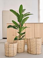 Кашпо Maple basket black (набор 3 шт) D40 H39 см