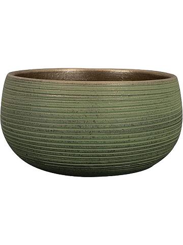Кашпо Lydia bowl shiny green