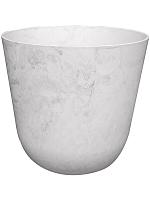 Кашпо Palermo pot marble cloud D23 H22 см Кашпо Palermo pot marble cloud D23 H22 см