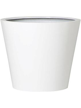 Кашпо Fiberstone bucket m glossy white Кашпо Fiberstone bucket m glossy white