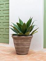 Кашпо Treasure selena s chalk beige D29 H25 см