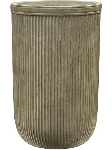 Кашпо Baq vertical rib cylinder green Кашпо Baq vertical rib cylinder green