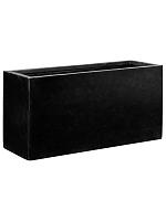 Кашпо Fiberstone jumbo jort xl black L150 W60 H75 см